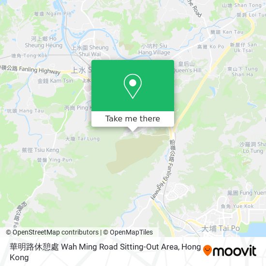 華明路休憩處 Wah Ming Road Sitting-Out Area map