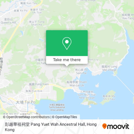 彭越華祖祠堂 Pang Yuet Wah Ancestral Hall map