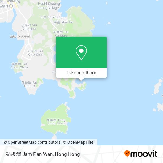 砧板灣 Jam Pan Wan map