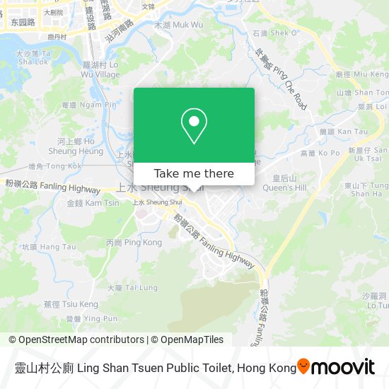 靈山村公廁 Ling Shan Tsuen Public Toilet map