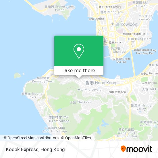 Kodak Express map