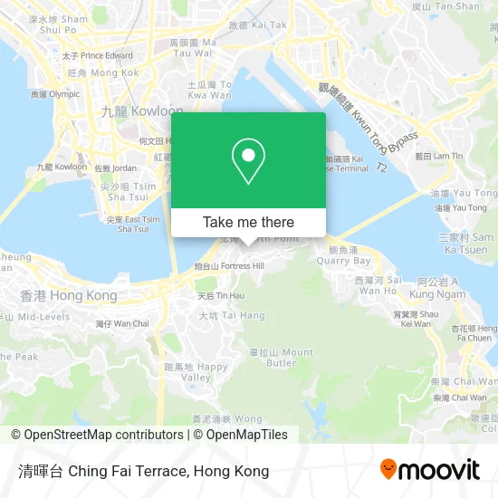 清暉台 Ching Fai Terrace map