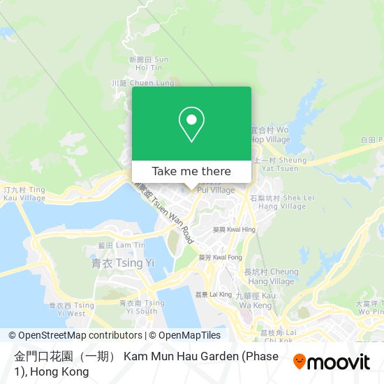 金門口花園（一期） Kam Mun Hau Garden (Phase 1) map
