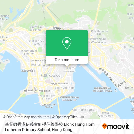 基督教香港信義會紅磡信義學校 Elchk Hung Hom Lutheran Primary School地圖