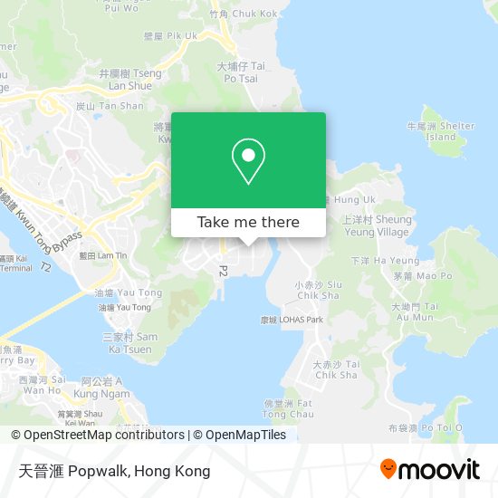 天晉滙 Popwalk map