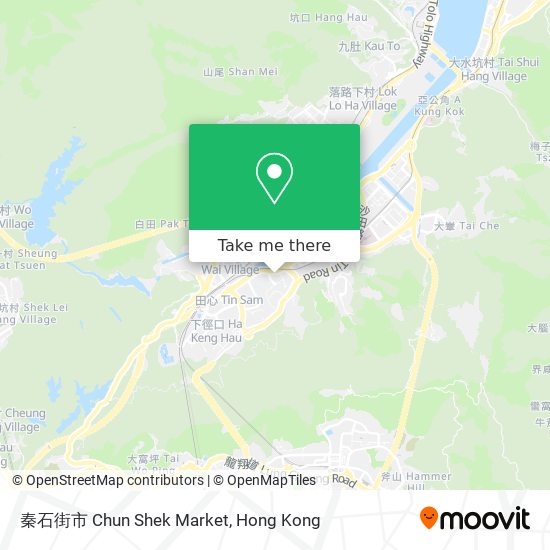 秦石街市 Chun Shek Market map