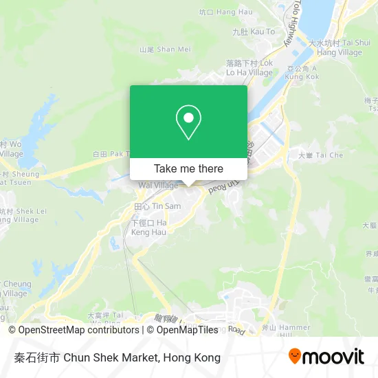 秦石街市 Chun Shek Market map