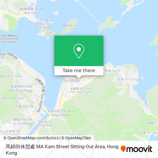 馬錦街休憩處 MA Kam Street Sitting-Out Area map