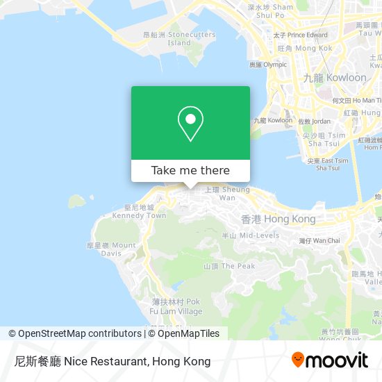 尼斯餐廳 Nice Restaurant map