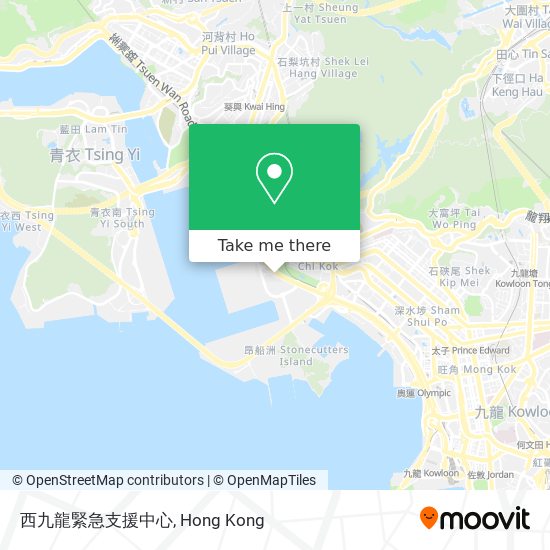 西九龍緊急支援中心 map