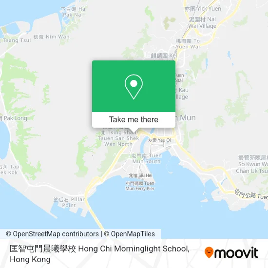 匡智屯門晨曦學校 Hong Chi Morninglight School map