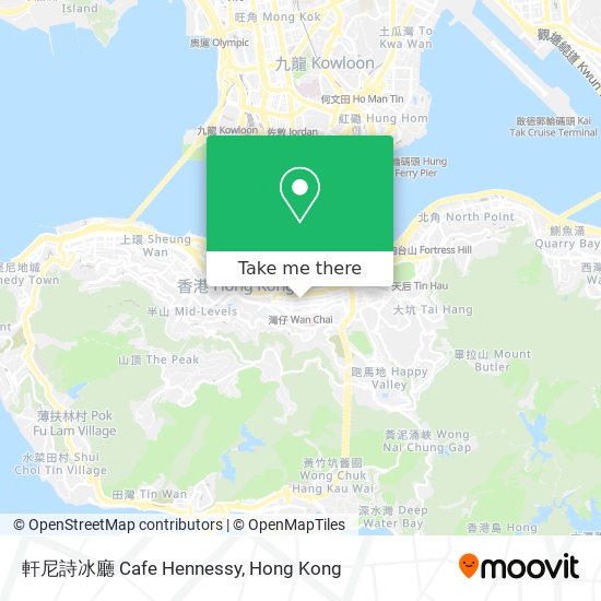 軒尼詩冰廳 Cafe Hennessy地圖