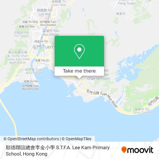 順德聯誼總會李金小學 S.T.F.A. Lee Kam Primary School map