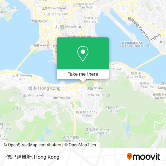 信記避風塘地圖