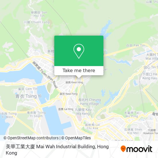 美華工業大廈 Mai Wah Industrial Building map