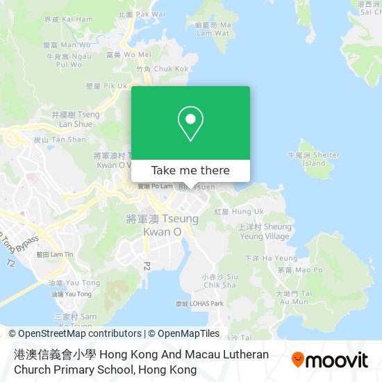 港澳信義會小學 Hong Kong And Macau Lutheran Church Primary School map