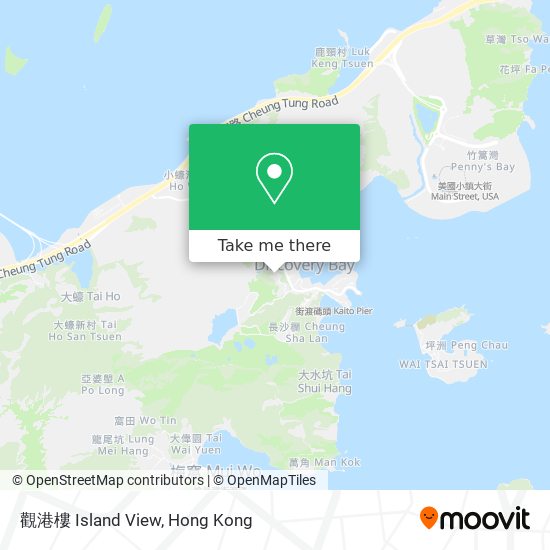 觀港樓 Island View map