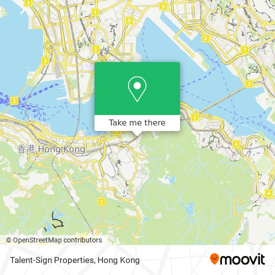 Talent-Sign Properties map