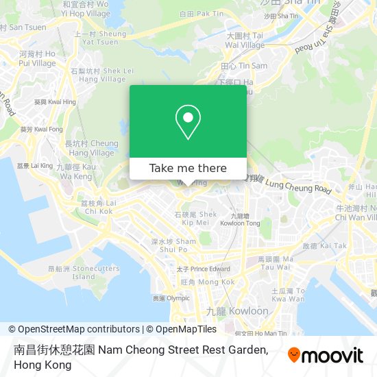 南昌街休憩花園 Nam Cheong Street Rest Garden map