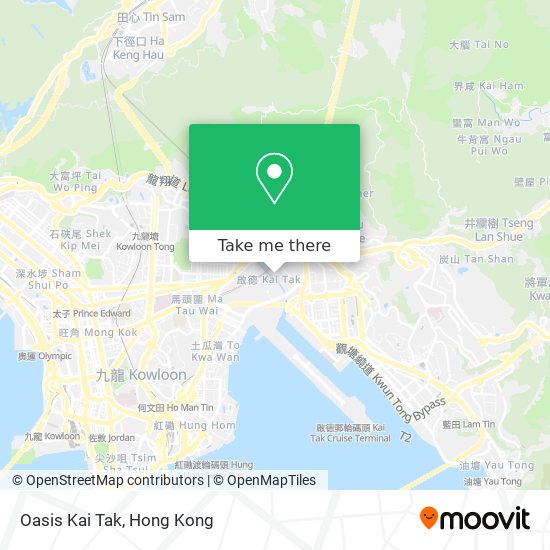 Oasis Kai Tak map