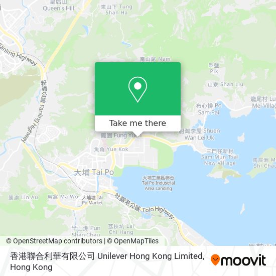 香港聯合利華有限公司 Unilever Hong Kong Limited map