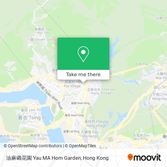 油麻磡花園 Yau MA Hom Garden地圖