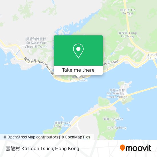 嘉龍村 Ka Loon Tsuen map