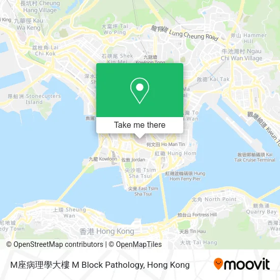 M座病理學大樓 M Block Pathology地圖