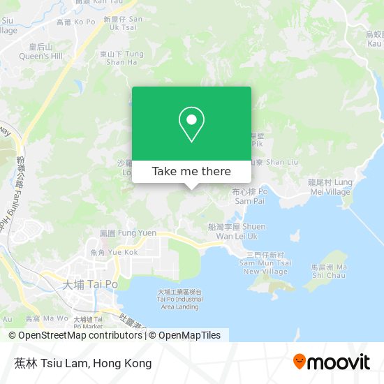 蕉林 Tsiu Lam map