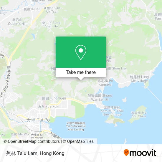 蕉林 Tsiu Lam地圖