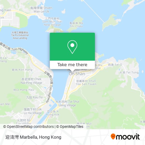 迎濤灣 Marbella map