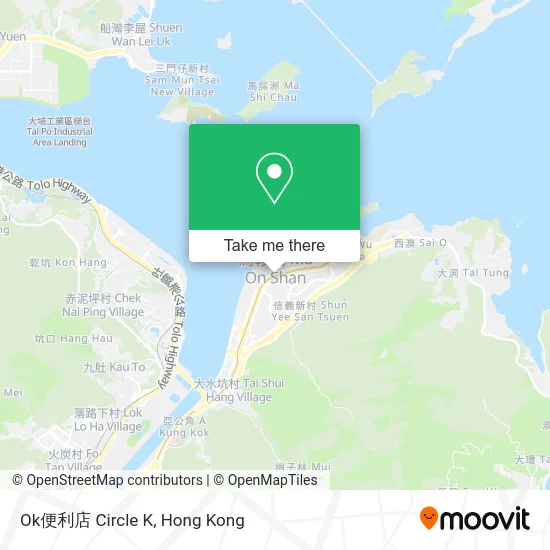 Ok便利店 Circle K map