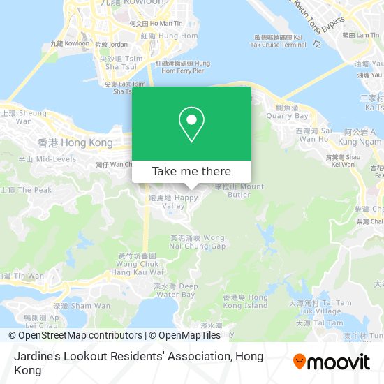 Jardine's Lookout Residents' Association map