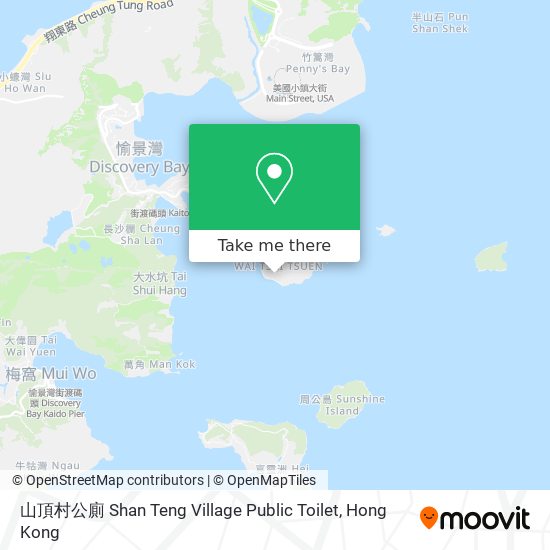 山頂村公廁 Shan Teng Village Public Toilet地圖