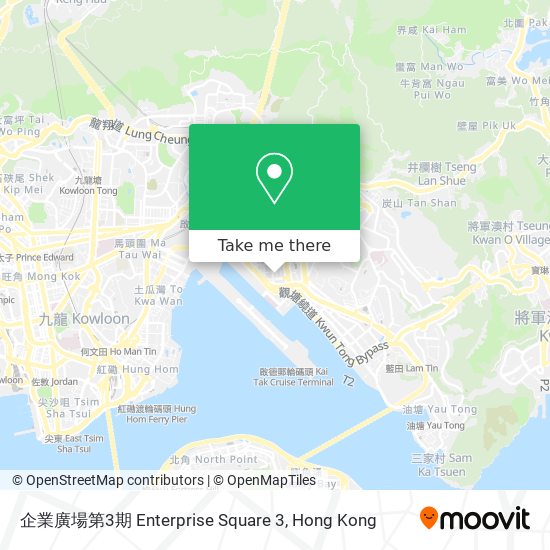 企業廣場第3期 Enterprise Square 3 map
