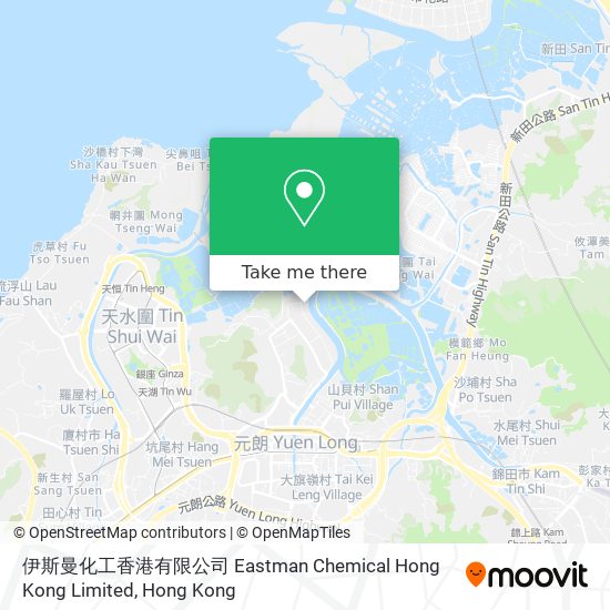 伊斯曼化工香港有限公司 Eastman Chemical Hong Kong Limited map