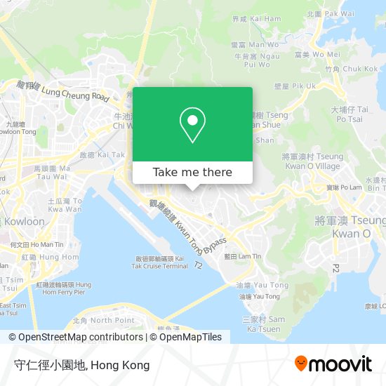守仁徑小園地地圖