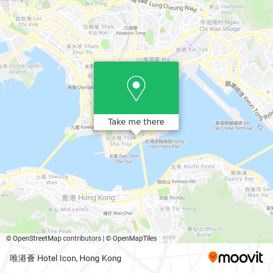 唯港薈 Hotel Icon地圖