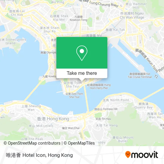 唯港薈 Hotel Icon map