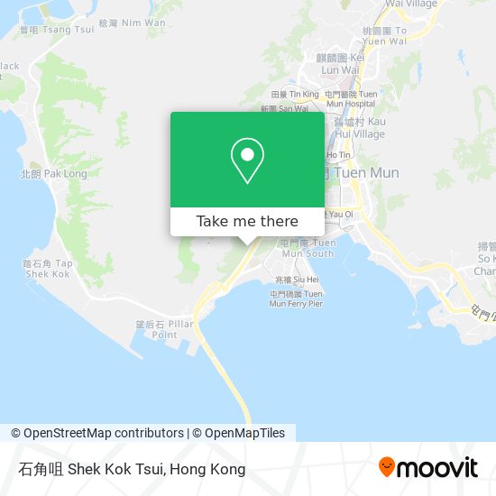 石角咀 Shek Kok Tsui map