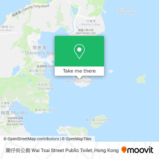 圍仔街公廁 Wai Tsai Street Public Toilet map