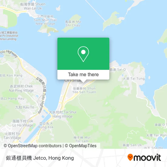 銀通櫃員機 Jetco map