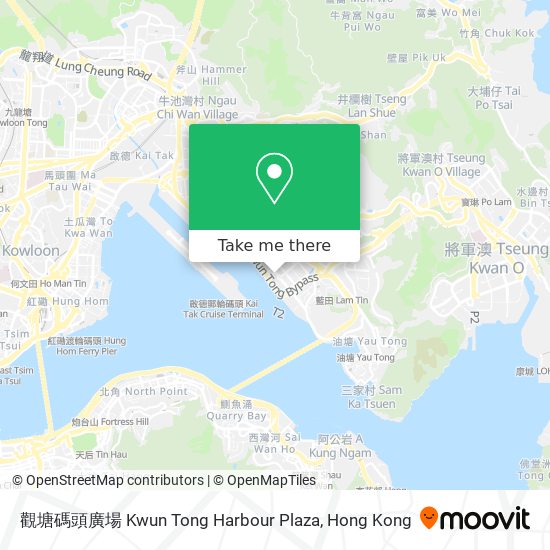觀塘碼頭廣場 Kwun Tong Harbour Plaza map