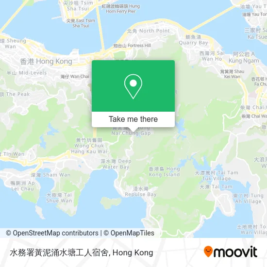 水務署黃泥涌水塘工人宿舍地圖