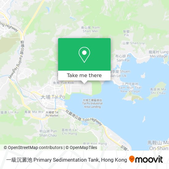 一級沉澱池 Primary Sedimentation Tank map