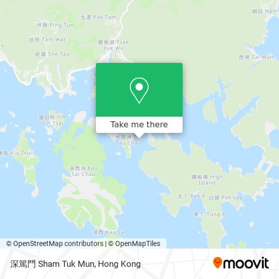 深篤門 Sham Tuk Mun map