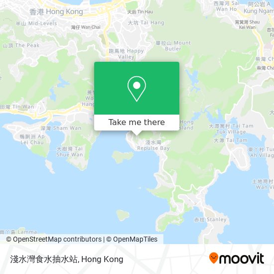 淺水灣食水抽水站 map