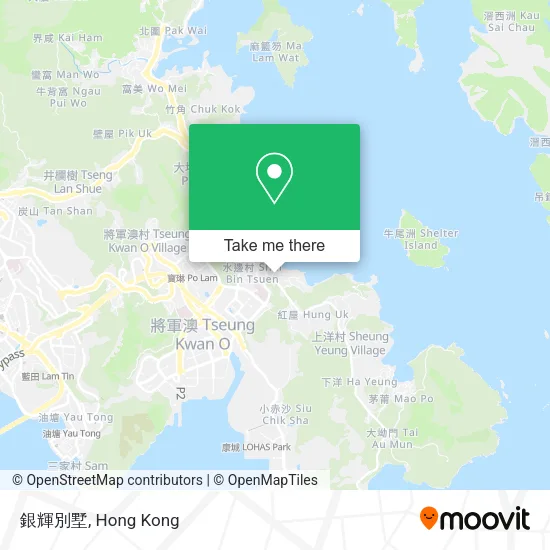 銀輝別墅地圖