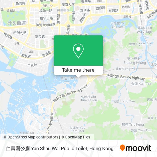 仁壽圍公廁 Yan Shau Wai Public Toilet map