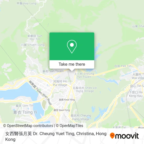 女西醫張月英 Dr. Cheung Yuet Ting, Christina地圖